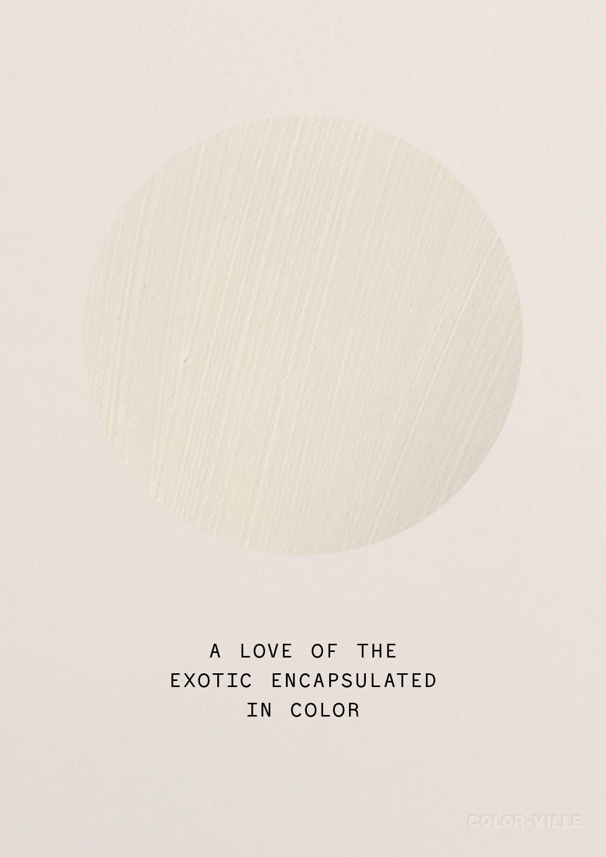 A love of the exotic encapsulated in color