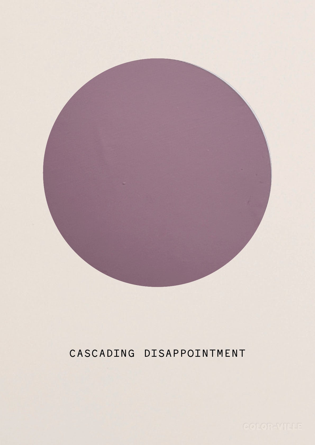 Cascading disappointment