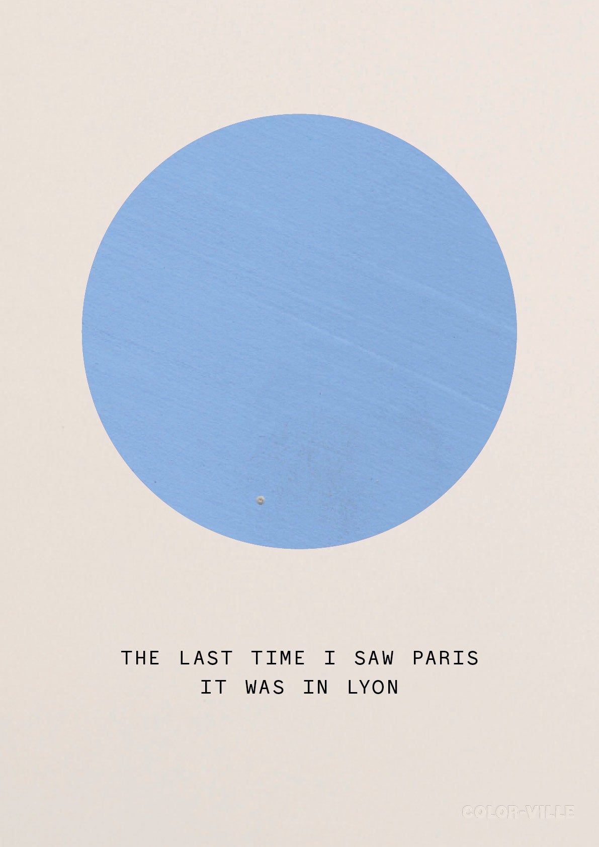 The last time I saw paris it was in lyon