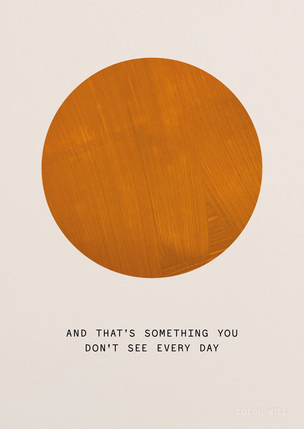 And that’s something you don't see every day