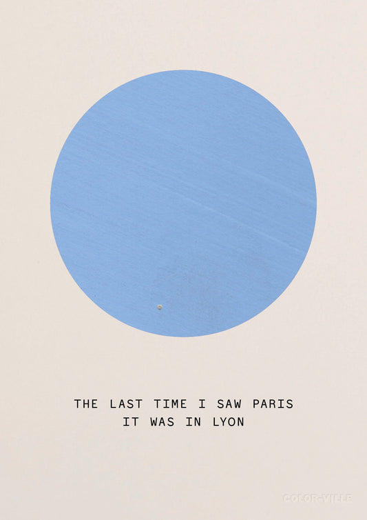 The last time I saw paris it was in lyon