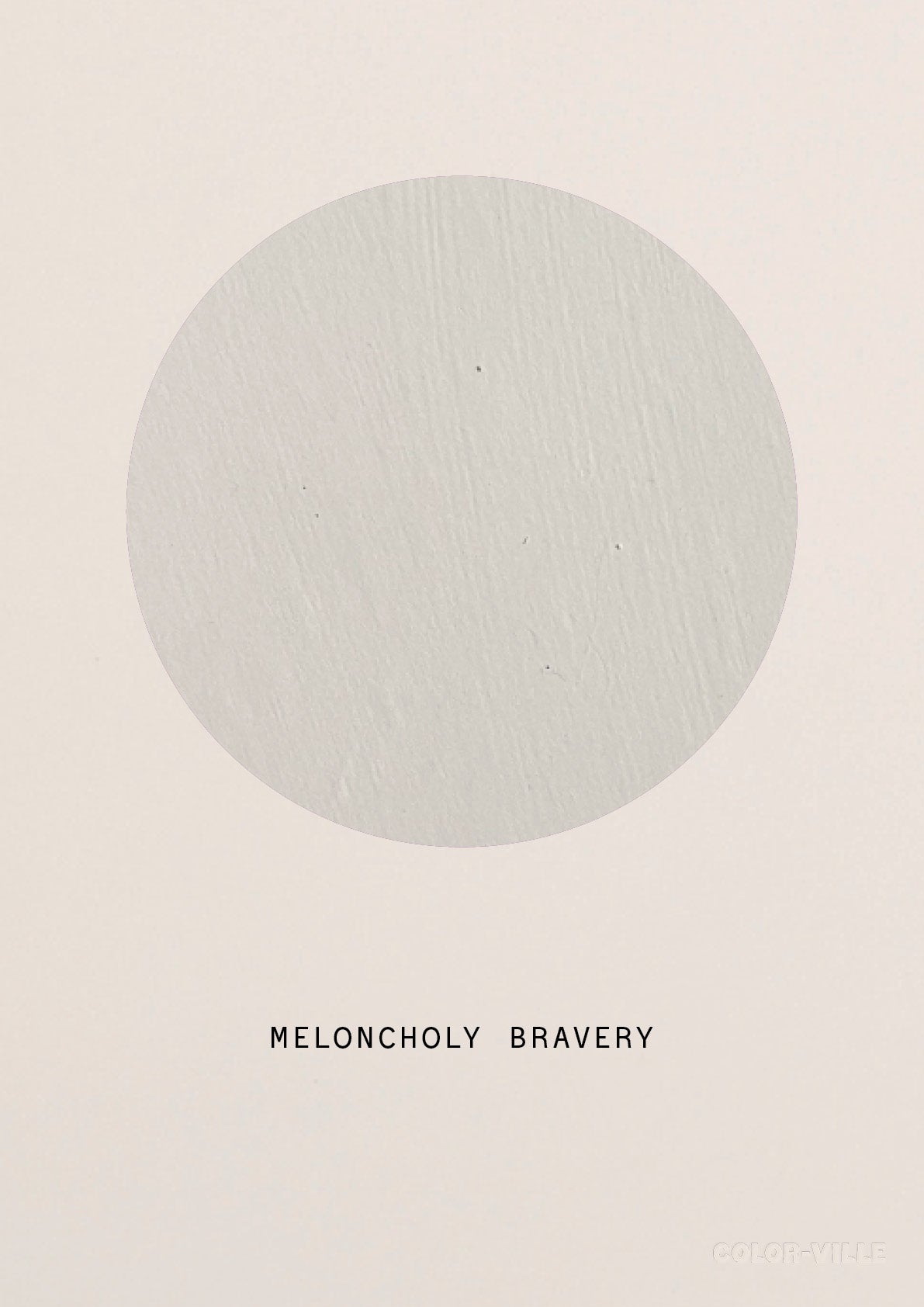 Melancholy bravery